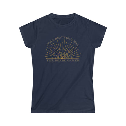 Board Game T Shirts - Slim fit - It's a beautiful day for board games
