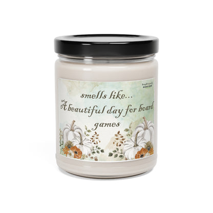 Board Game Candles - Smells like a beautiful day for board games - Scented Soy Candle, 9oz