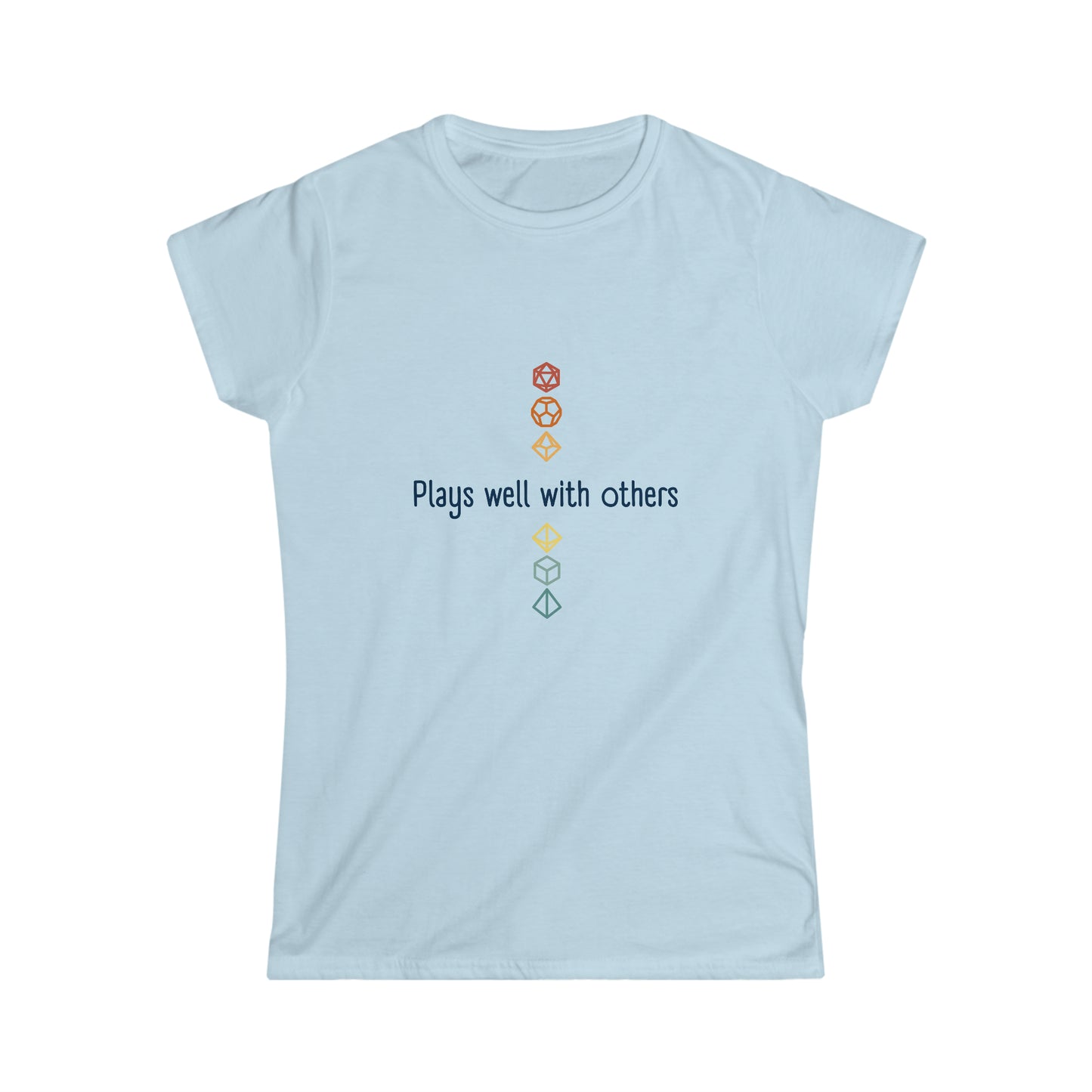 Board Game T Shirts - Slim fit - Plays well with others