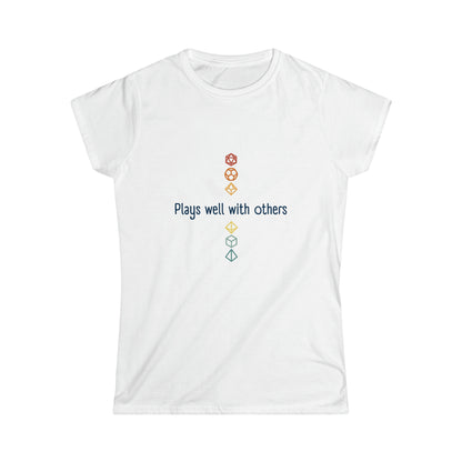 Board Game T Shirts - Slim fit - Plays well with others