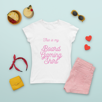 Board Game T Shirts - Slim fit - This is my Board Gaming Shirt