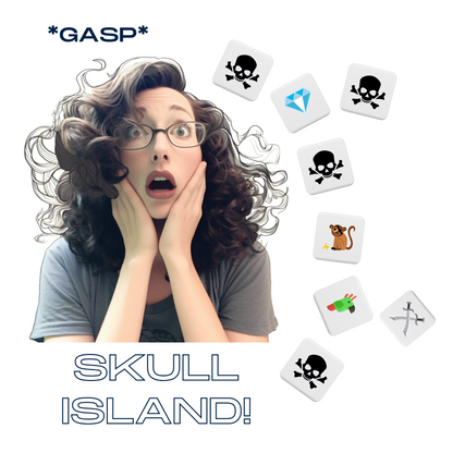 Board Game T Shirts - *GASP* SKULL ISLAND!